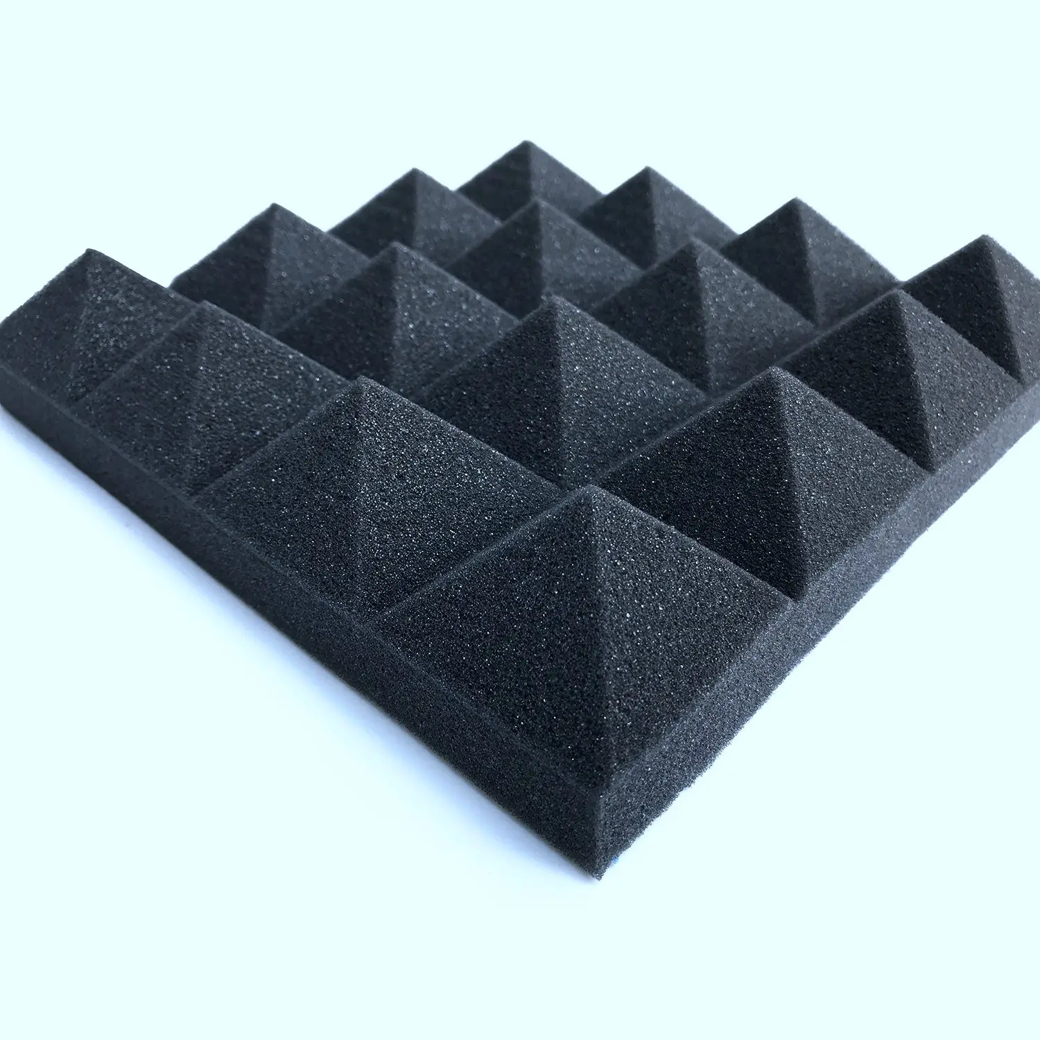 12 шт-пена для звукоизоляции звукопоглощения пирамидальной формы для студи обработки стеновых панелей