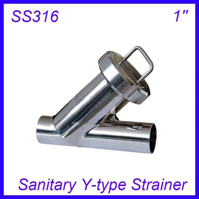 1 ''Санитарно нержавеющей стали SS316 Y Тип фильтр f пиво/Молочные/фармацевтические/бевераг/химической промышленности