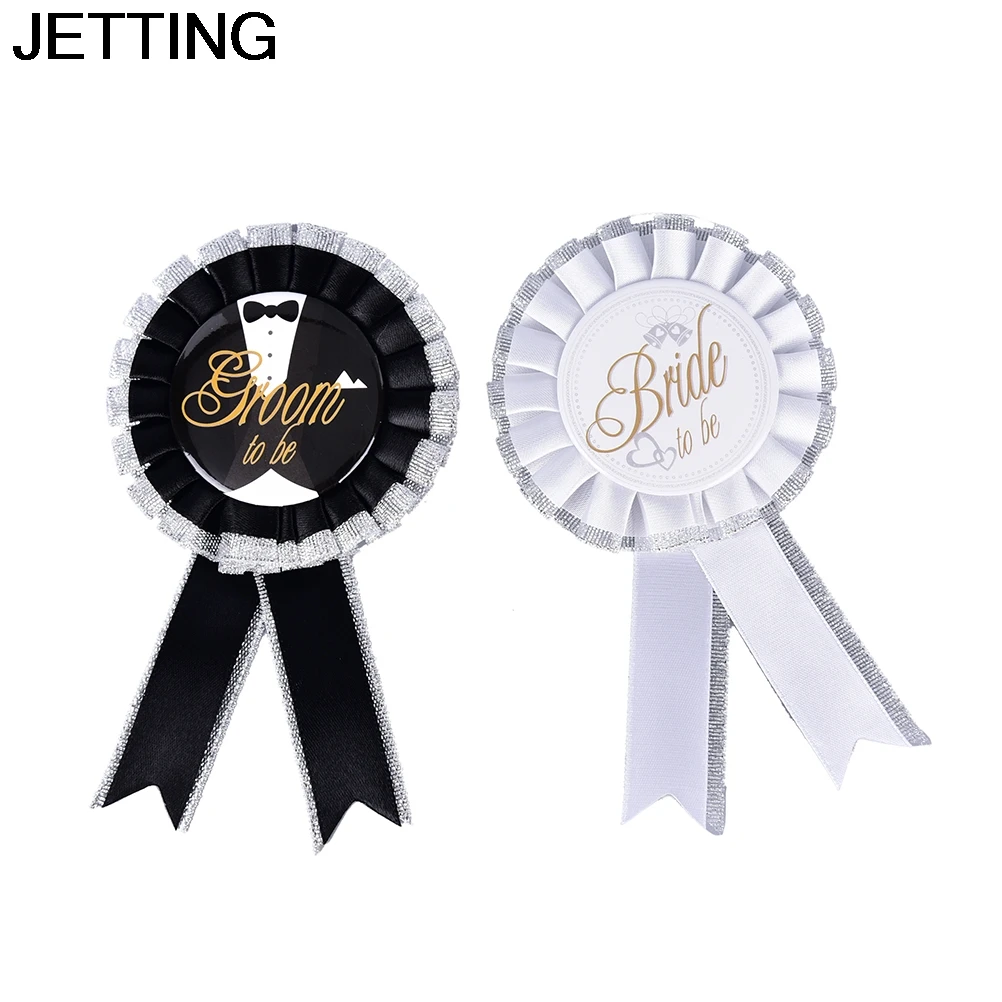 

JETTING Bride To Be Broom To Be Badge Rosette For Hen Night Bachelorette Party Wedding Party Cloth Accessory Beautiful Style