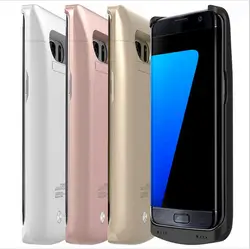 Новый оригинальный бренд 4200 мАч Батарея Зарядное устройство чехол для Samsung Galaxy S7 Батарея Зарядное устройство Беспроводной смартфон