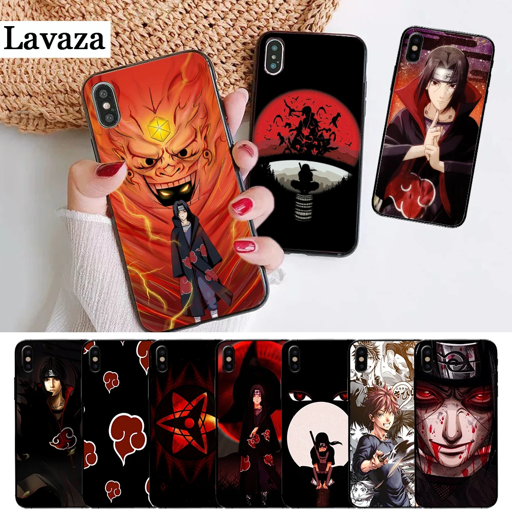 

Lavaza Naruto Itachi Uchiha Japanese Pattern Silicone Case for iPhone 5 5S 6 6S Plus 7 8 X XS Max XR