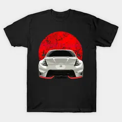Возьмите новый для мужчин рубашка Nissan 370z красный флаг футболка