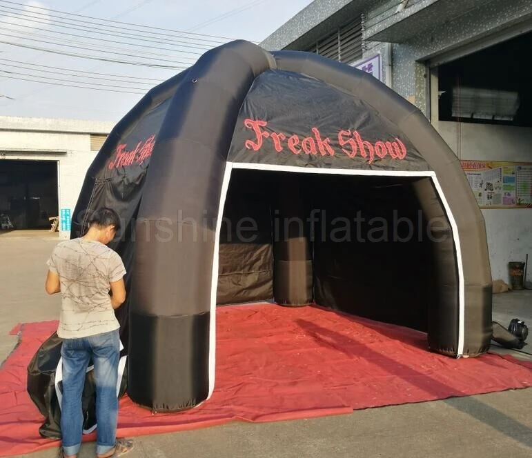 

4mW small air structure inflatable dome shaped tent inflatable spider tent with good price for promotion