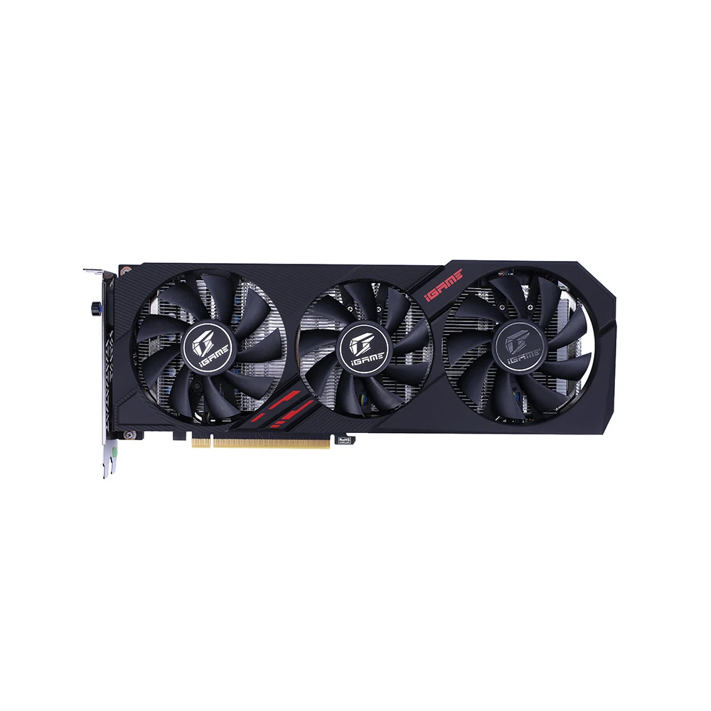 Красочные Nvidia GeForce GTX 1660 Ti ультра графическая карта GDDR6 6G iGame видеокарта 1500 МГц/1770 МГц охлаждающий вентилятор для ПК