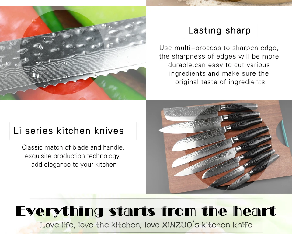 XINZUO 8 дюймов нож для хлеба 73 слоя японский VG10 Дамасские кухонные ножи зубчатый нож инструмент для приготовления пищи с деревянной ручкой Pakka