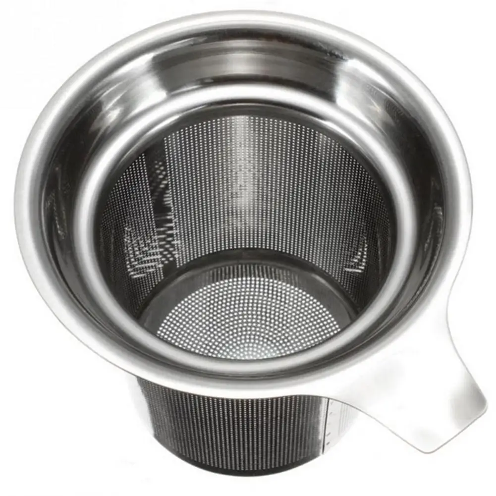 

None Fine Mesh Stainless Steel Tea Strainer Leaf Filter for Brewing Steeping Loose Tea and Coffee-30