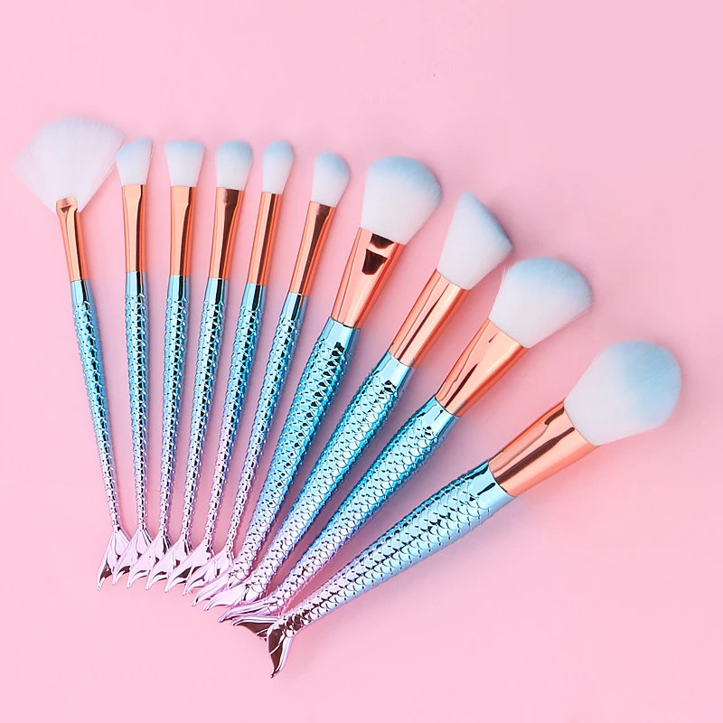 BBL 10pcs Brush for Makeup Pro Foundation Powder Face Lip Eyebrow Eyeshadow Blending Set Beauty Essentials Cosmetic Tools | Красота и