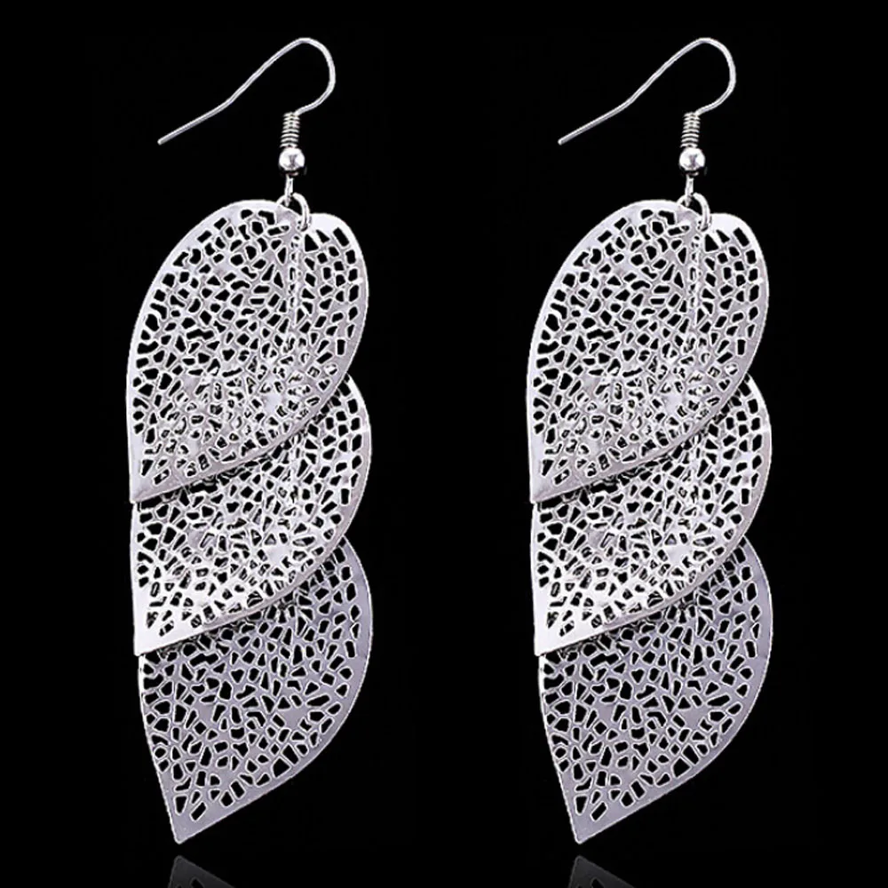 Женские серьги подвески с листьями 1 пара|jewery cases|earring holder jewelry displayearring wire |