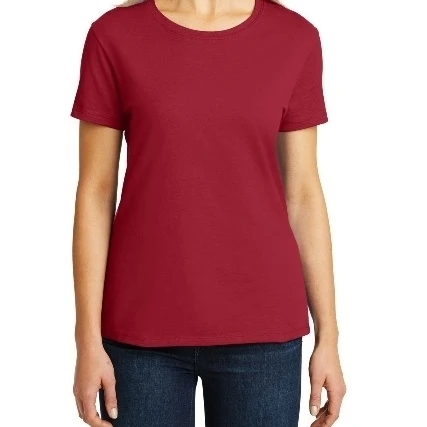 Hanes SL04 Ladies Nano-T Cotton T-Shirt Deep Red - 3XL (1)