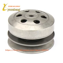 GY6 50 80cc 100 Clutch Pulley Assy Driven Wheel Assembly Belt Pulley Scooter Engine parts Bike