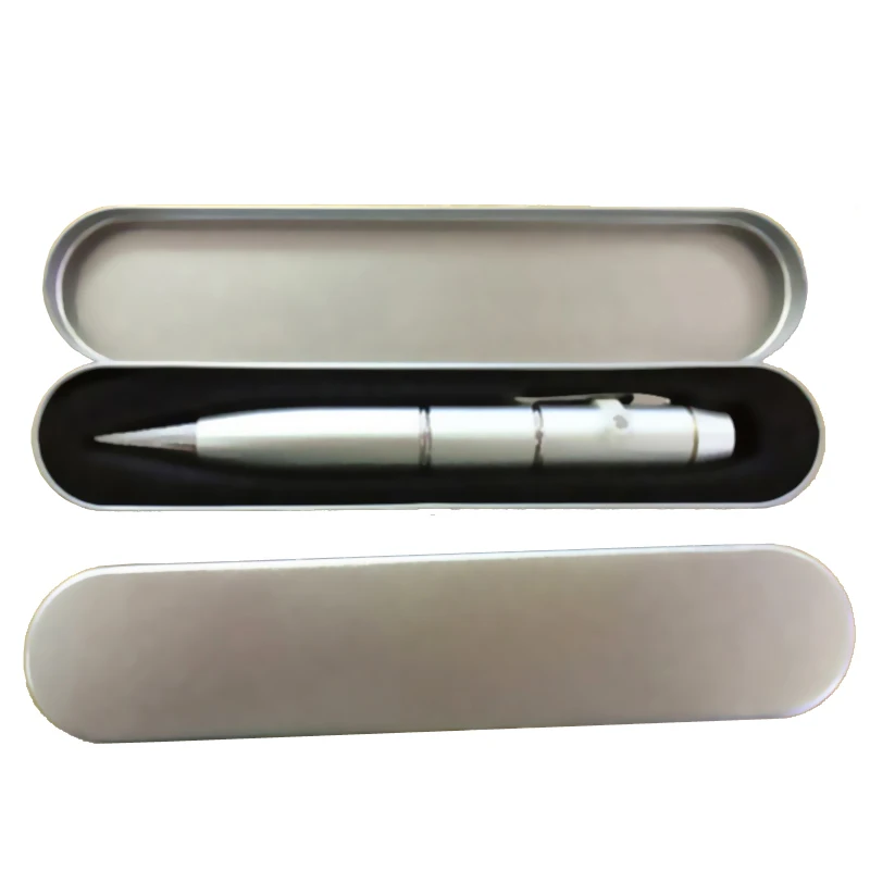 

5 Pieces No Logo Metal Pen tin box Metal Rectangle Pen box Metal packaging Metal gift box Size 178x38x20MM Only box and sponge