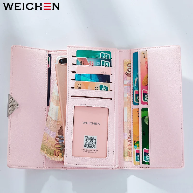 2017 Brand Lovely Leather Long Women Wallet Girls Change Clasp Purse Female Money Coin Card Holders Lady Clutch Wallets Carteras