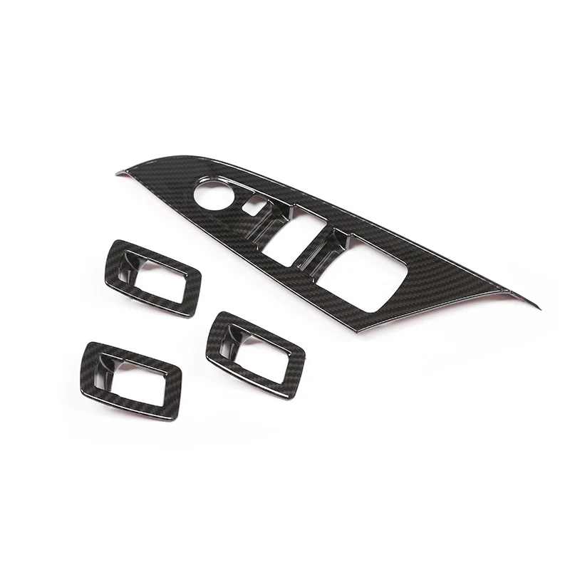 Для BMW X3 F25 X4 F26 2013 2014 2015 2016 2017 углеродное волокно текстура/Серебряный