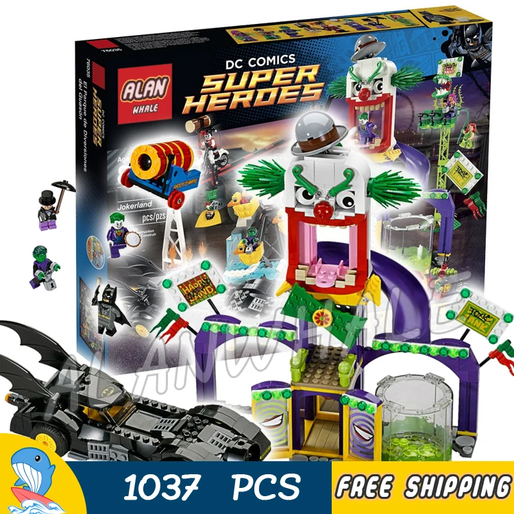 

1037pcs Super Heroes Batman Movie Joker Jokerland Robin Beast Boy sy512 Figure Building Blocks Toys Compatible with LegoING