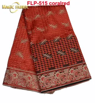 

Tulle Lace Fabric High Quality African French Lace Fabrics 2017 Net Nigerian Laces dress for Women Dresses 5 Yards FLP-515