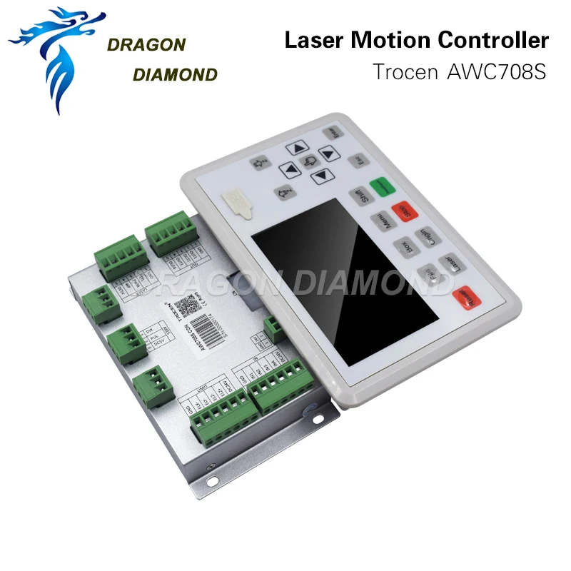Trocen AWC708S Co2 Laser Controller System for Laser Engraving and Cutting Machine Replace AWC708C Lite Ruida Leetro