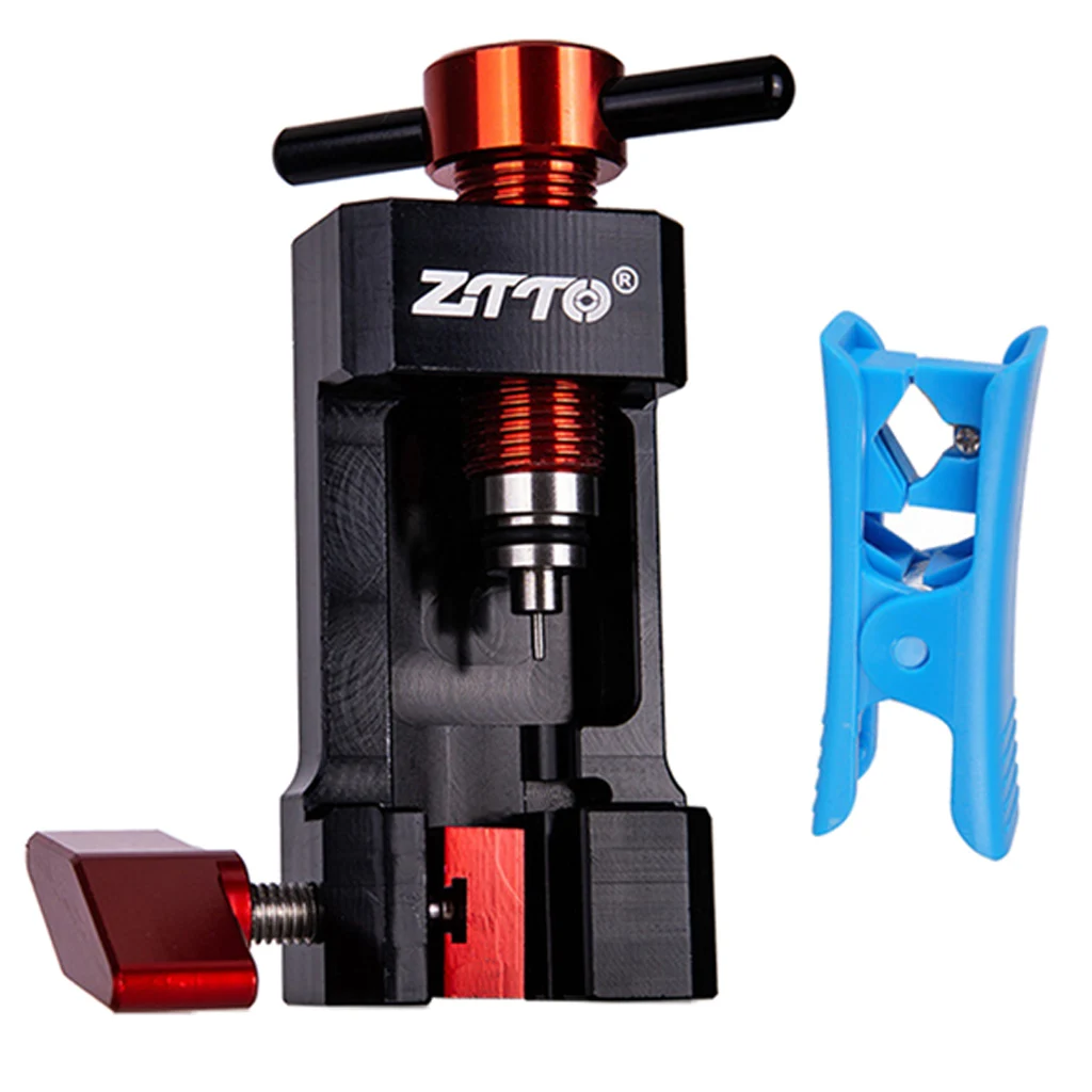 1 Set of Professional Bicycle Needle Driver + Hydraulic Hose Cutter Disc Brake Hose Insert Install Tool - Heavy Duty & Durable