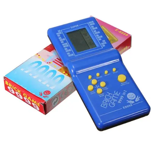 Классический тетрис Ручной ЖК электронная игра игрушки забавная кирпичная игра загадка портативная игровая консоль