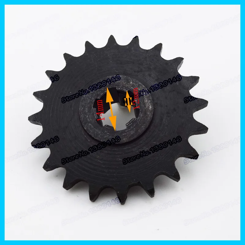front sprocket 2 stroke T8F 20 tooth clutch gear box for 47cc 49cc minimoto mini baby crosser pocket dirt bike