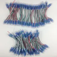 1500 шт. 12 мм WS2811 Полноцветная светодиодная точечная лампа модуль постоянного тока 5 В вход IP68 водонепроницаемый RGB цвет 2811 IC цифровой светодиодный Рождественский свет