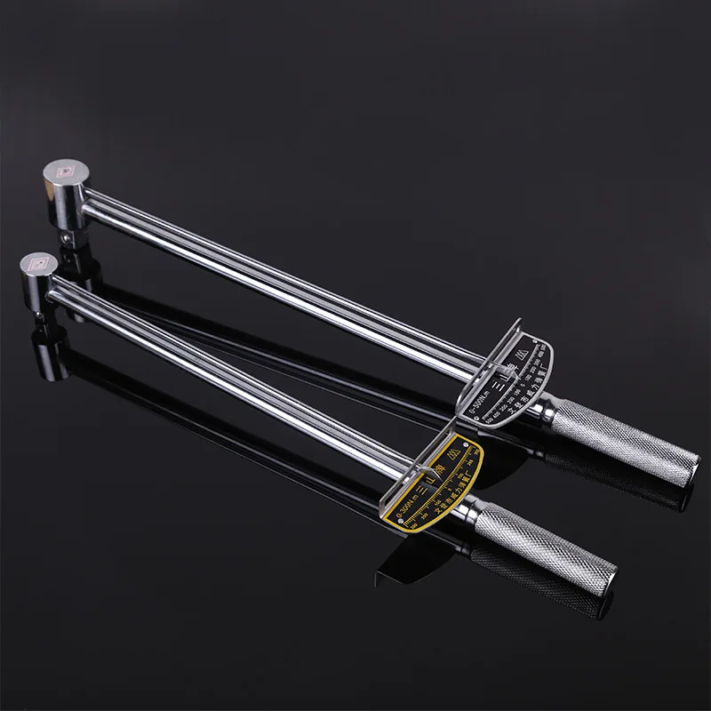 Pointer Type Socket Torque Wrench 1/2 300N.m 3/4 500N.m Chromium-vanadium Steel Auto Repair Tension Wrenches Spanner Pointer Type Socket Torque Wrench 1/2 300N.m 3/4 500N.m Chromium-vanadium Steel Auto Repair Tension Wrenches Spanner
