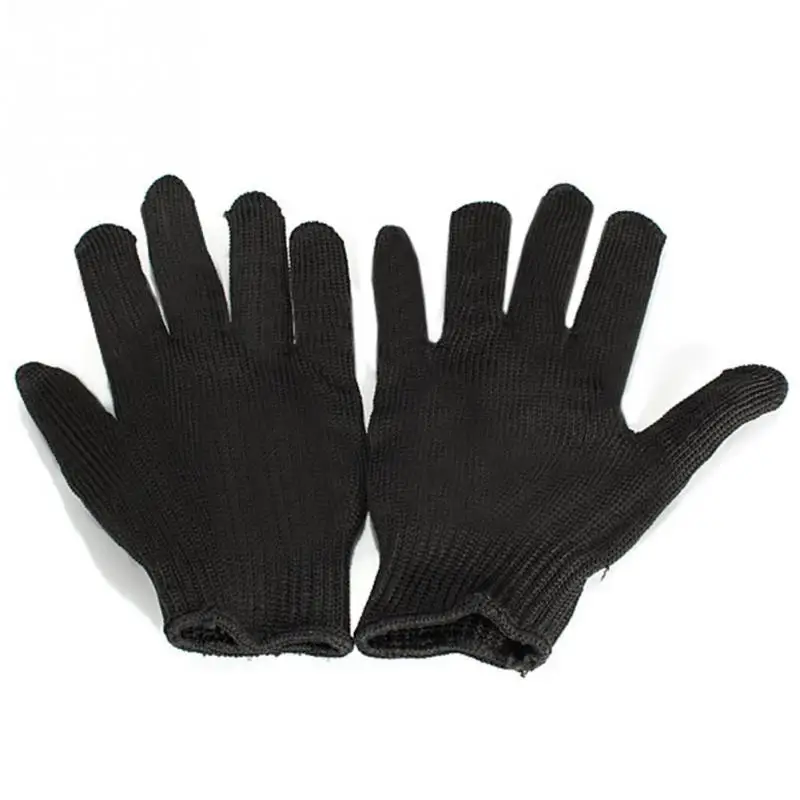 Черные противоскользящие уличные армейские перчатки, мужские перчатки на полный палец, военные армейские полицейские защитные перчатки, дышащие перчатки - Цвет: Черный