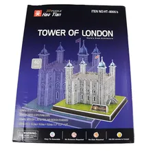 Горячая сборка 3D Бумажная башня Лондона стерео головоломка DIY известное здание для детского сада подарки A628