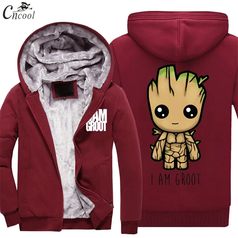 Мужская толстовка с капюшоном Groot брендовая Толстовка в стиле хип хоп XXXL осень