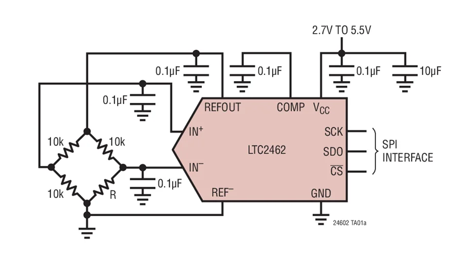 LTC2460CMS LTC2460IMS LTC2460CDD LTC2460IDD LTC2460 ультра маленькие 16 битные ADCs с 10ppm/C максимальной