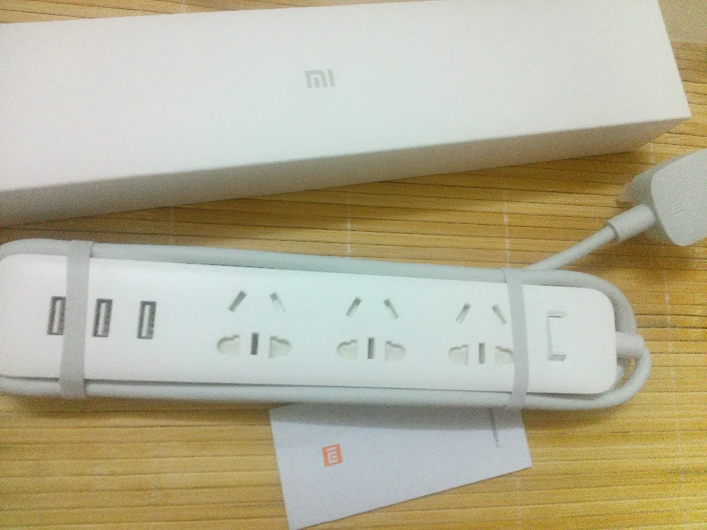 xiaomi mi power strip 250V зарядка 3 USB удлинитель розетка 6 Выходная вилка со стандартным разъемом EU/AU/UK/US