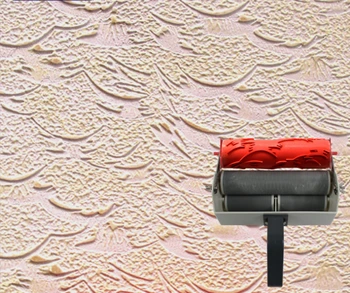 

Wall printing mould 7 inch embossed roller for wall decorationrubber roller no.028