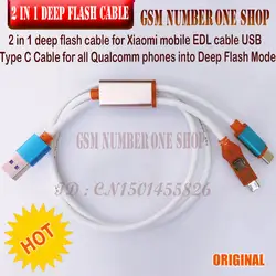 USB + кабель type C 2 в 1 Deep flash кабель для Xiaomi Redmi кабель EDL предназначен для всех телефонов Qualcomm в режим глубокой вспышки