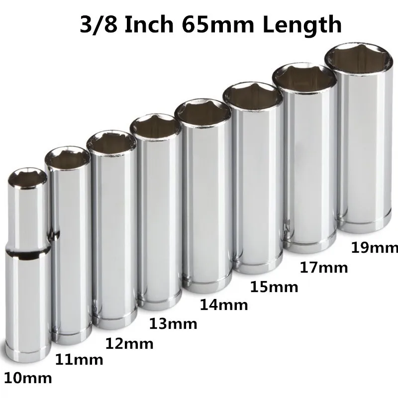 

8PC 3/8-Inch Drive Deep Socket Set, Metric, 10 mm - 19 mm