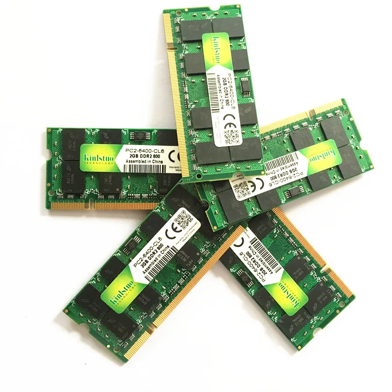 

Laptop Sodimm DDR2 2GB 667MHz 800MHz PC-5300 6400 RAMs DDR2 2GB 800MHz Support all DDR2 notebook
