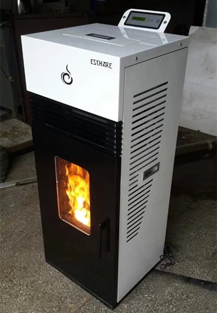 family use Mini Biomass Hydrologic cycle pellet stove 6kw