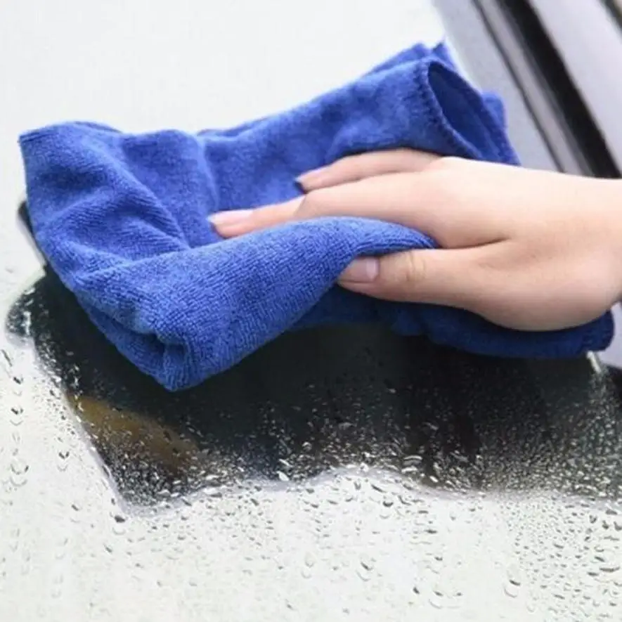 Протирочная ткань для автомобиля 20 шт. голубое Впитывающее микроволокно полотенце домашняя кухня для чистящих средств дропшиппинг 30911