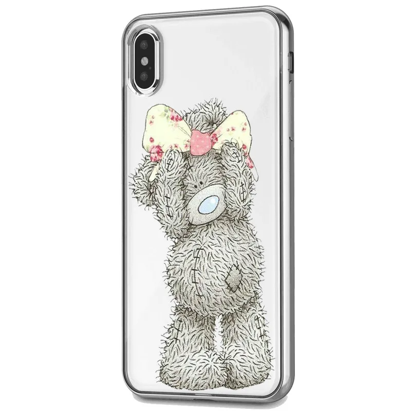 Силиконовый чехол для телефона для iphone XS Max чехол Tatty Teddy Me To You Bear чехол для телефона чехлы для iphone 11Pro 5 SE 6S 7 8plus XR чехол - Цвет: TPU