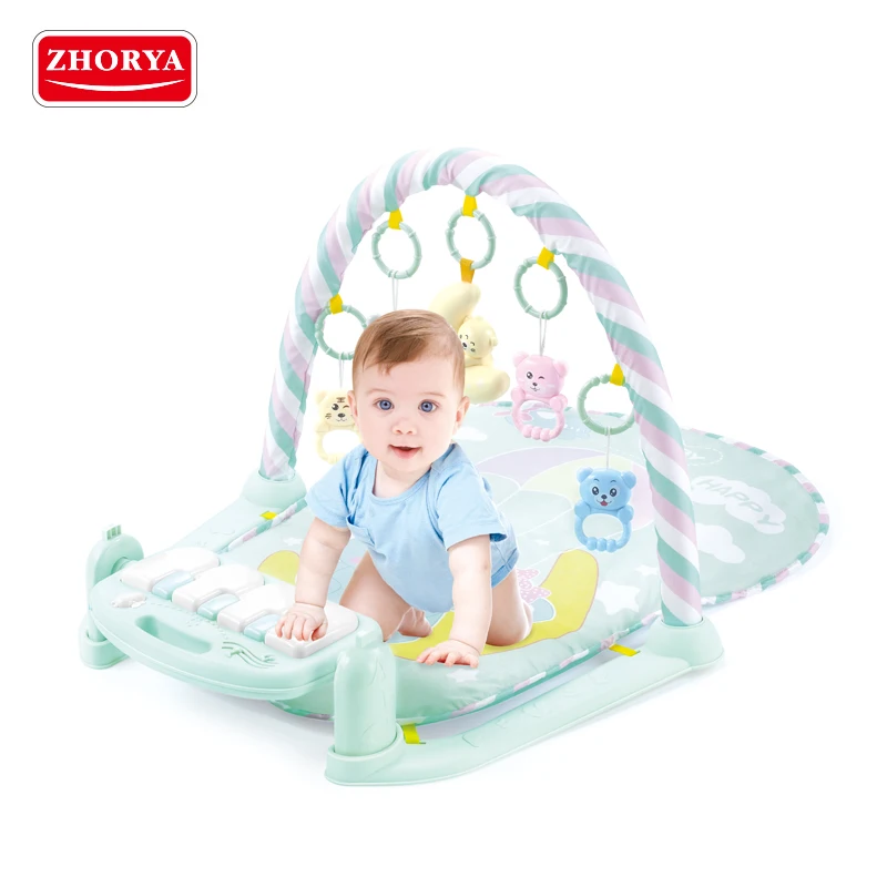 

Zhorya Baby Activity Play Mat Baby Gym Educational Fitness Frame Multi-bracket High Quality Mats Play Lay Sit Toy with Piano