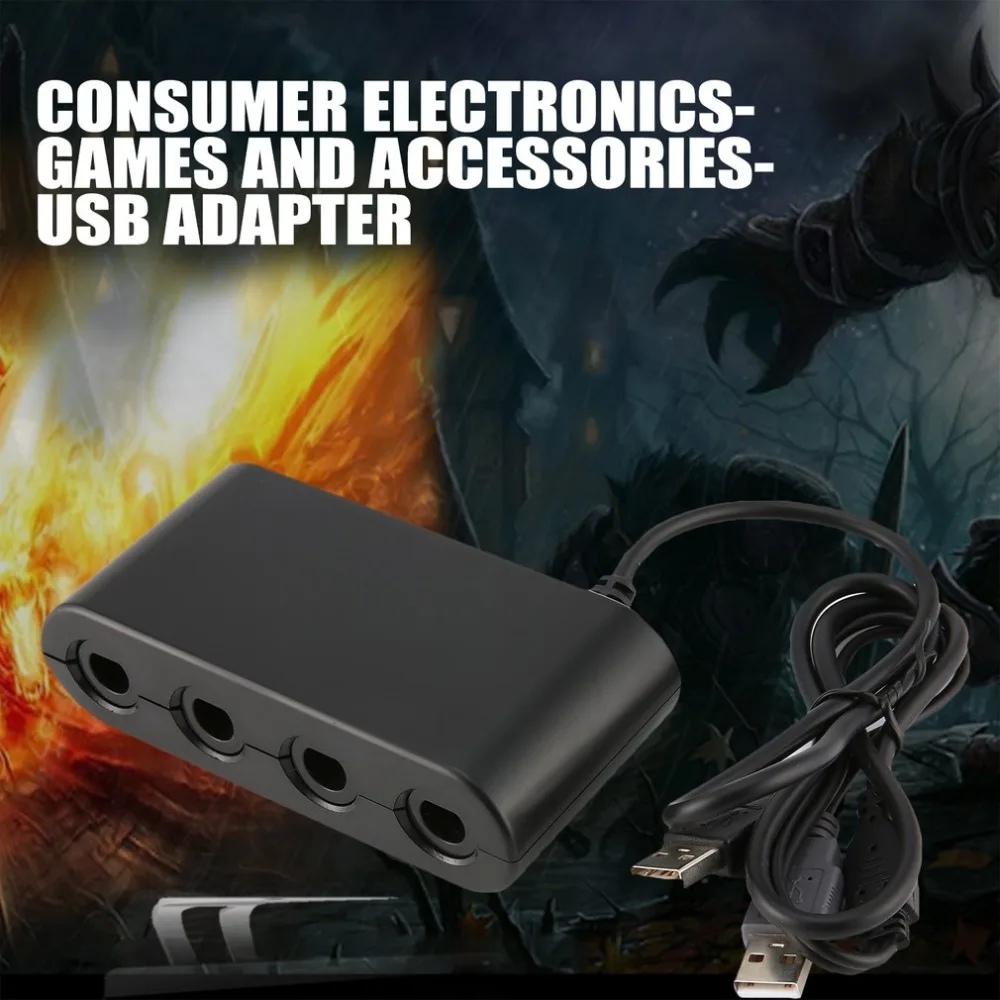

MAYFLASH 4 Ports GameCube Controller Adapter for Switch Wii U & PC USB