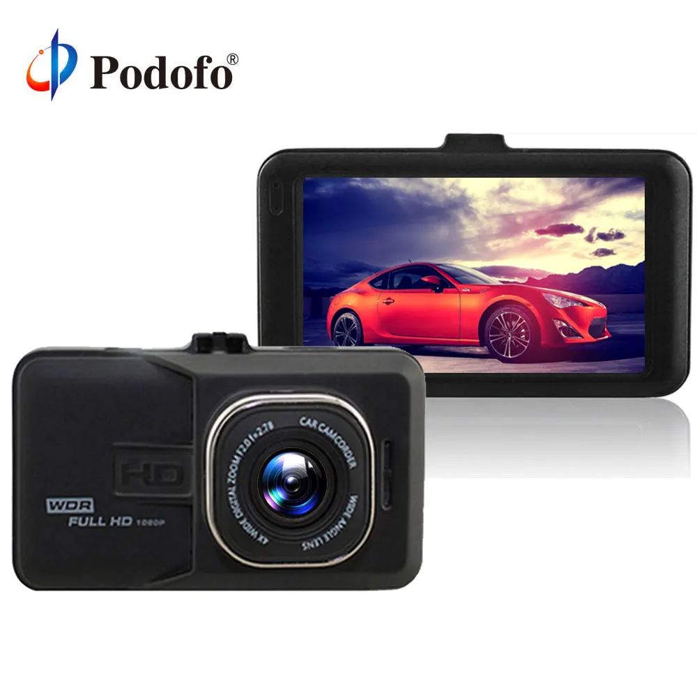 

Podofo Novatek 96223 Car Dvr Full HD 1080p Recorder 3.0 inch Dashcam Camera FH06 Video Registrator G-sensor Dash Cam DVRs