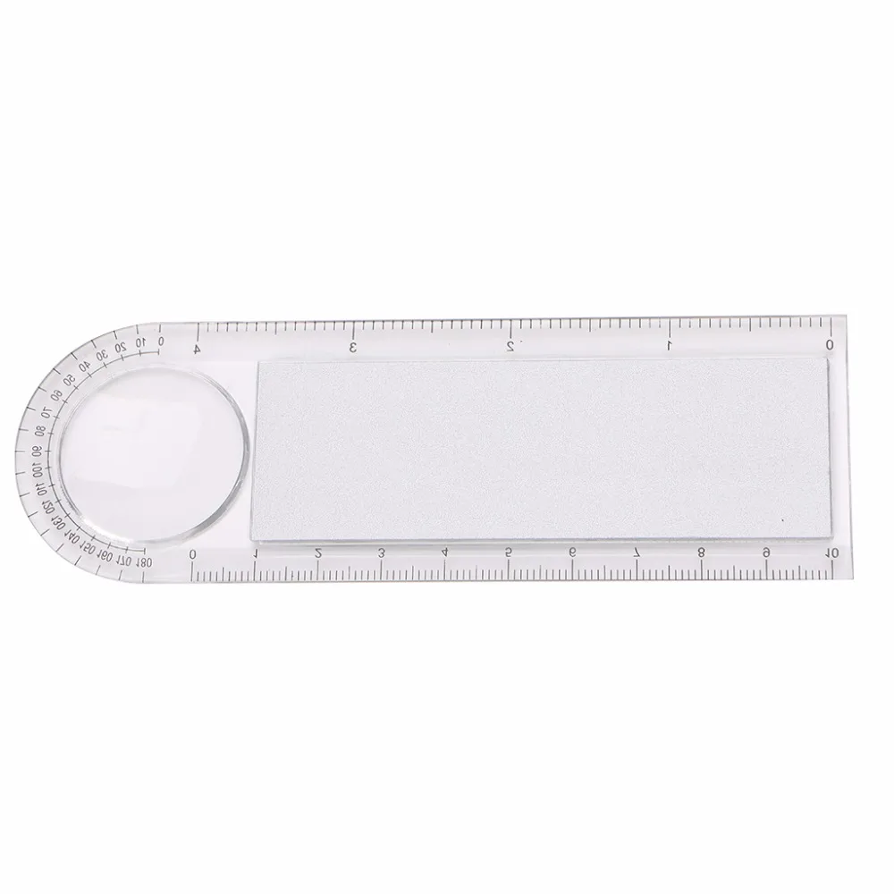 Multi Purpose Colorful Student Ruler Mini Portable Solar Energy Calculator For Student Office Stationery