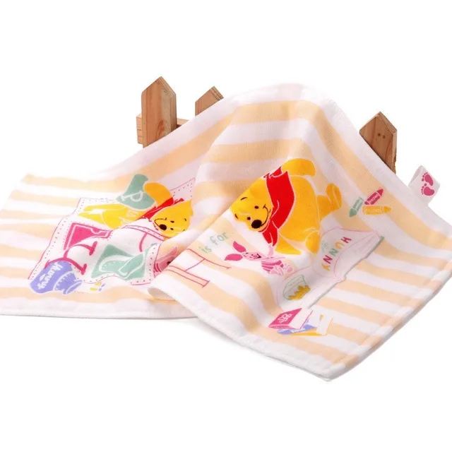 Disney Baby Towel Pure Cotton Children Face Towels Soft Handkerchief