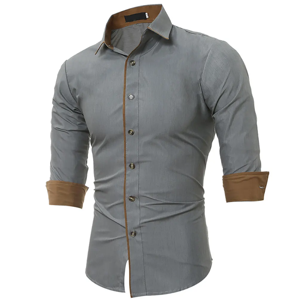 Новые роскошные мужские рубашки, повседневная официальная приталенная рубашка, красивая полосатая Мужская рубашка с длинными рукавами