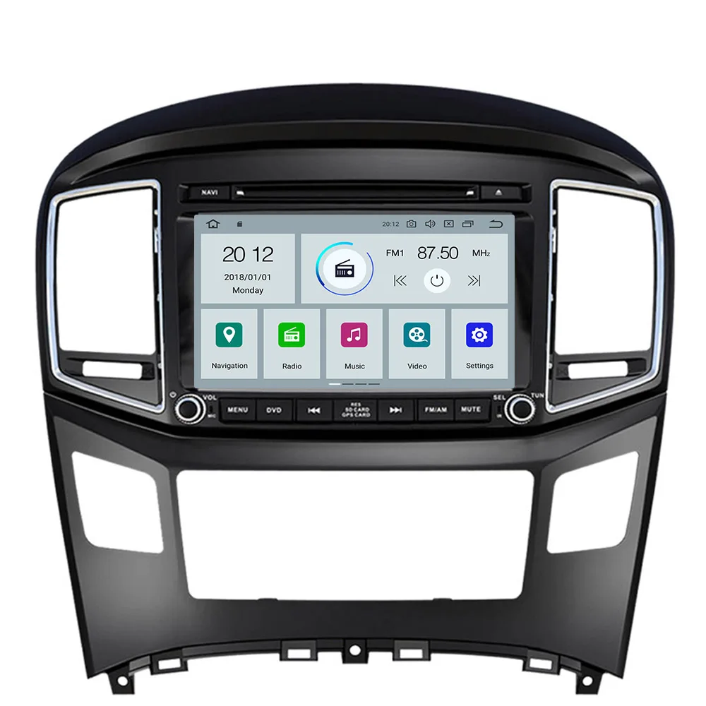 Автомобильный DVD плеер Aotsr Android 9 0 с GPS навигацией для Hyundai H1 Grand 2016 2018