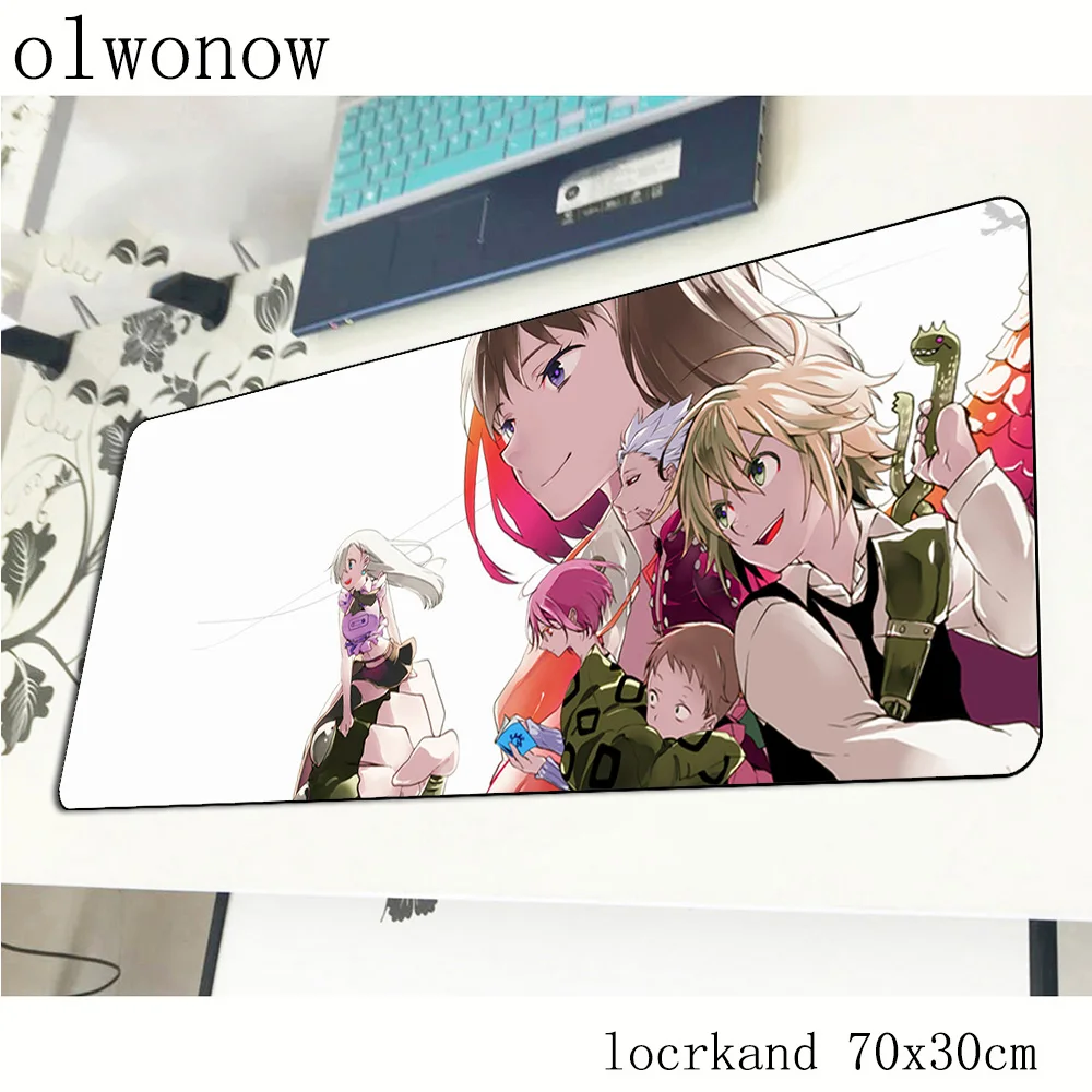 Игровой коврик для мыши Nanatsu No Taizai с заблокированными краями в японском стиле