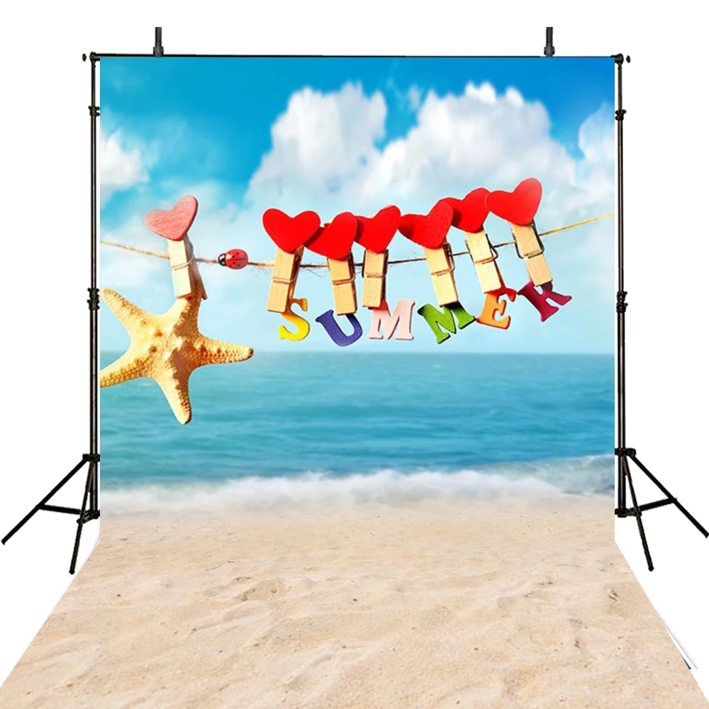 Горячие Пляж фотографии фонов летние каникулы фон для детей фон для фото Studio Fondo Fotografico