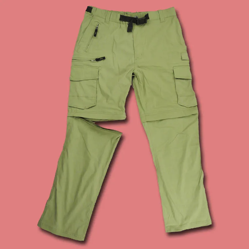 2017 New Men Fishing Pants Removable Two piece Anti UV Quick drying Man Sprots Trousers Multi