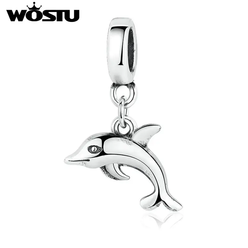 

Aliexpress Silver Naughty Playful Dolphin Charm Beads Fit Original wst Bracelet Pendant For Women Fashion DIY Jewelry Gift
