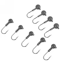 3,5 г-50 шт./14 г-20 шт. острые прочные свинцовые рыболовные крючки с колючей спинкой рыболовные крючки мягкие приманки Крючки рыболовные аксессуары