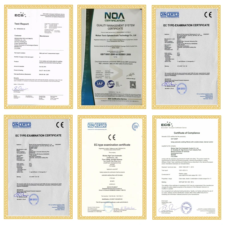 Capacetes de solda